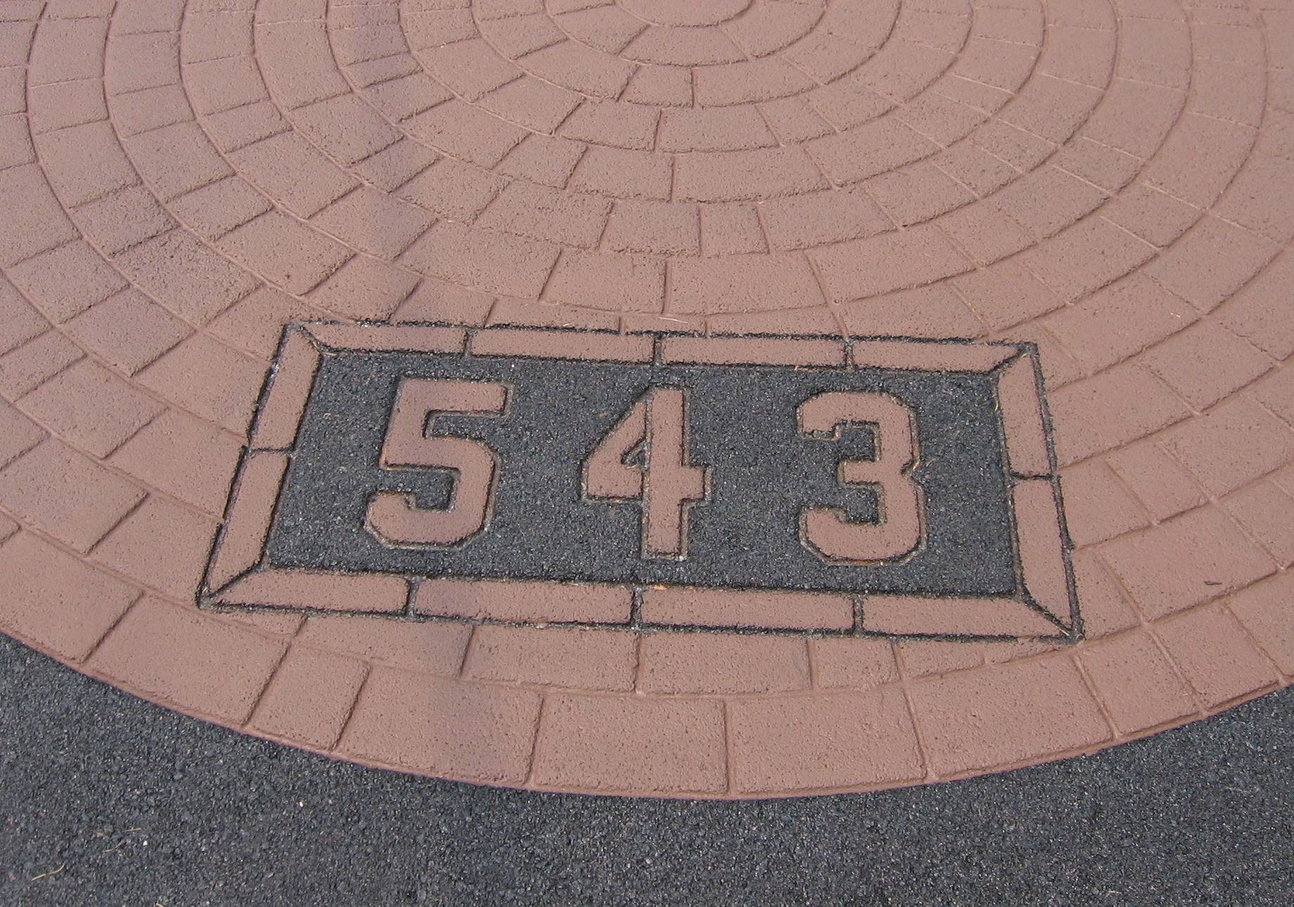 House Number Decorative Paving House Number Decorative Paving